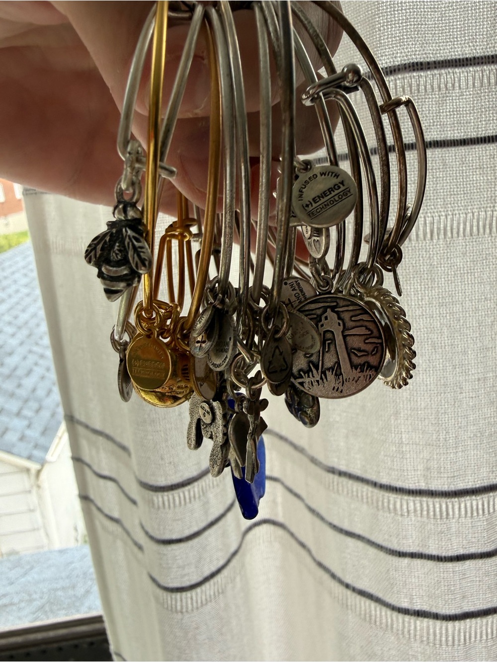 Lot of 17 mixed metal Alex and ANI BRACELETS will sell together or separate